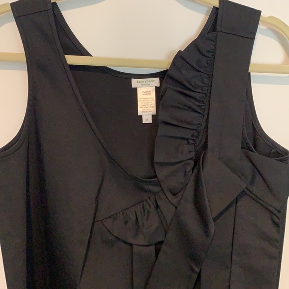 Kate Spade Sleeveless Blouse, Size M, Black - Picture 4 of 4